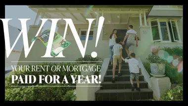 WIN! Your rent or mortgage paid for a year