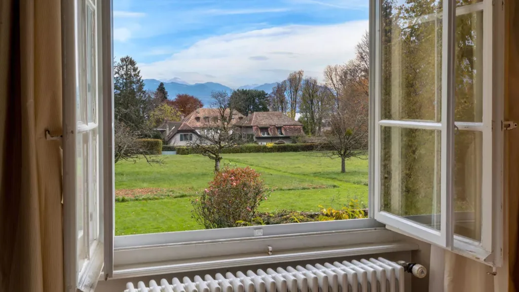 Audrey Hepburn's home in Tolochenaz, Vaud, Switzerland.