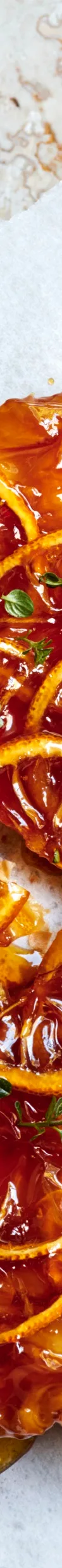 bitter lemon and honey tarte tatin