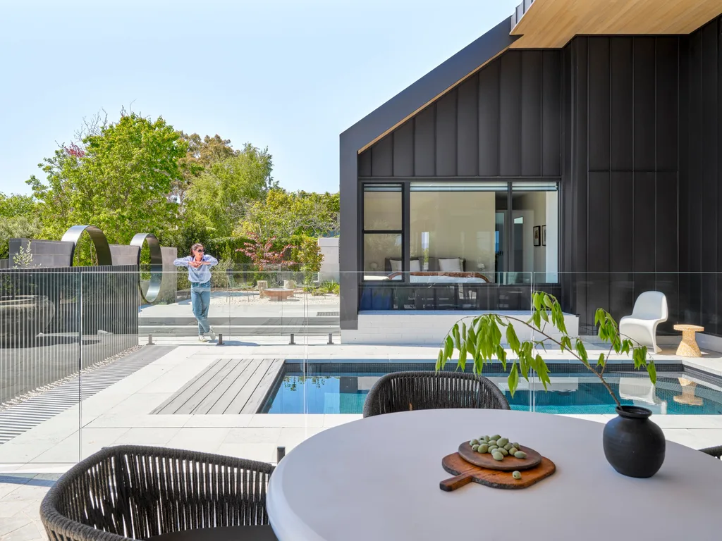 Canberra pool and garden.