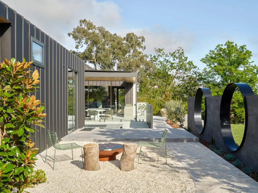 The exterior of the home in Canberra. 