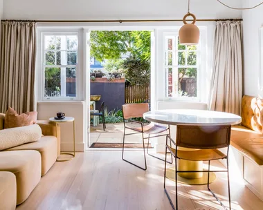 renovated apartment in melbourne living room