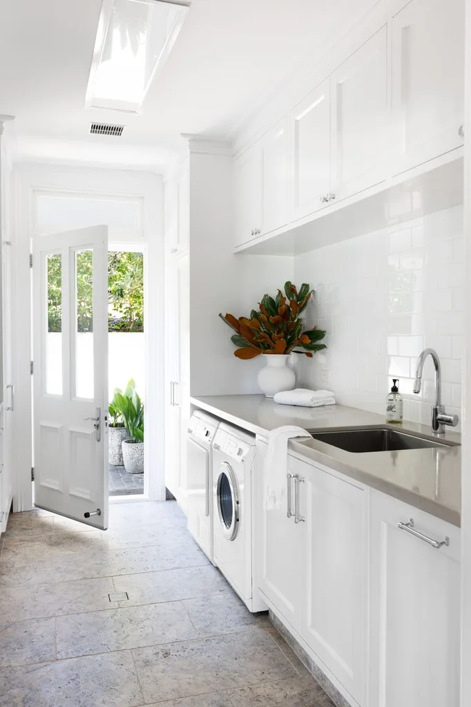 A laundry inside a historical Brisbane home. 