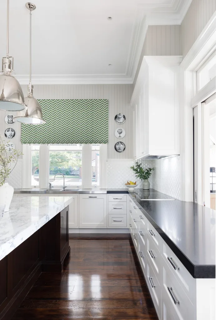 The kitchen inside a historical Brisbane home.