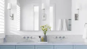 How to create a stylish, space-saving Jack and Jill bathroom