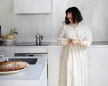 Julia Busuttil Nishimura in the kitchen for Good Cooking Every Day cook book
