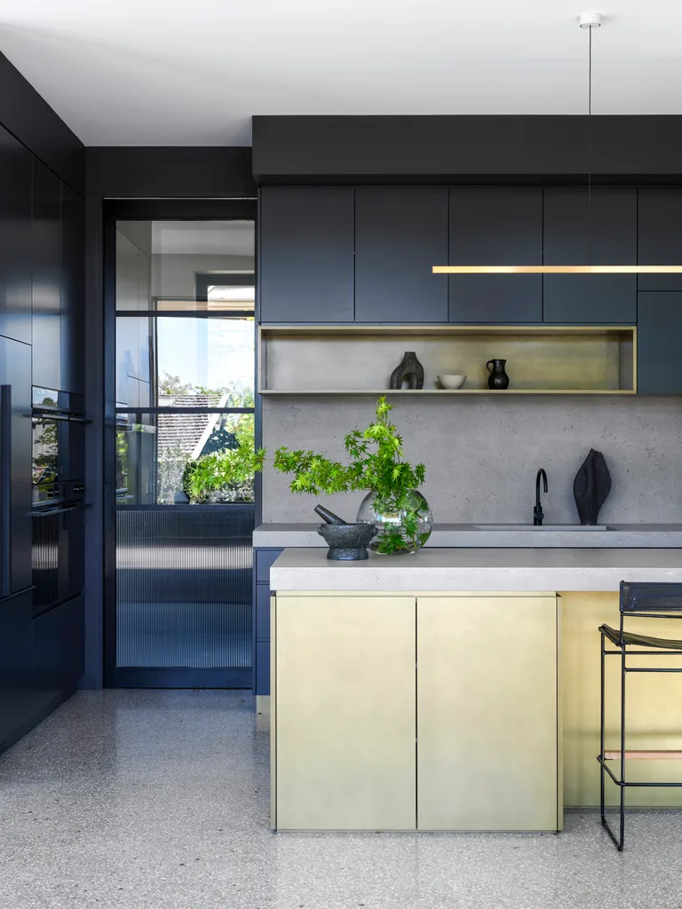 The kitchen inside a Canberra home. 