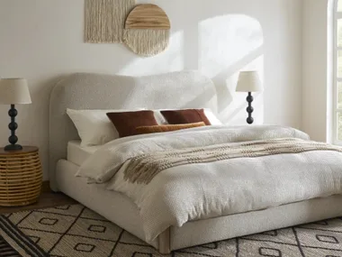 Rochelle performance boucle bed Castlery