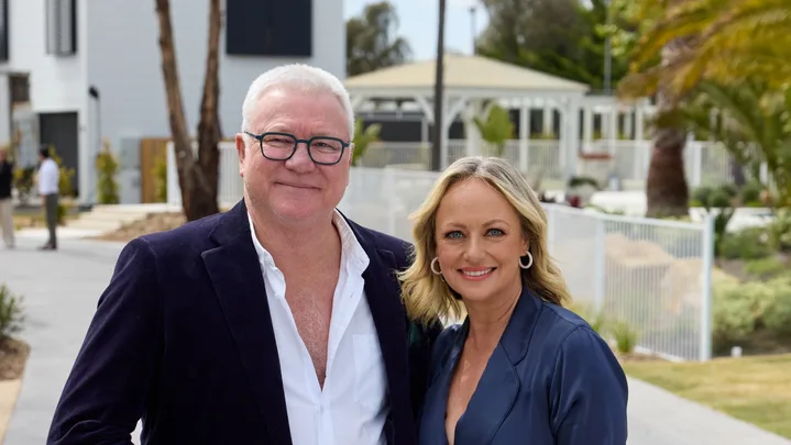 The Block hosts Scott Cam and Shelley Craft at the 2024 auction day