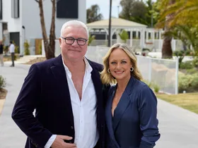 The Block hosts Scott Cam and Shelley Craft at the 2024 auction day