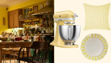 Yellow homewares trending in decor.