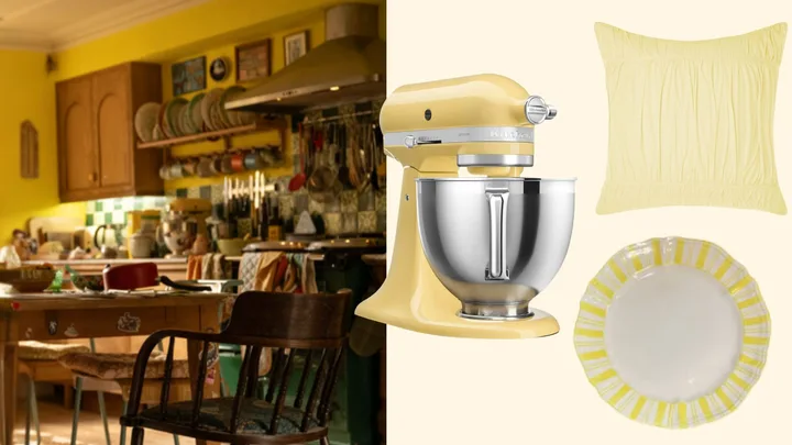 Yellow homewares trending in decor.